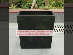 Find the Perfect Fiber Clay Planter for Your Business Durable and Stylish Choices