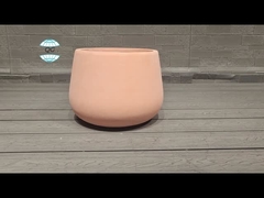 Modern Reinforced Clay Planter The Perfect Combination of Style and Durability with Drainage Holes