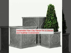 Sustainable Fiber Clay Planter for a Greener and Healthier Environment
