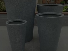 Fiber Clay Flower Planter Pot Waterproof For Indoor Outdoor Home Garden