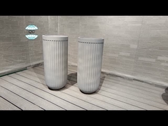 Life Time 5-6 Years Outdoor Customed Fiber Clay Planter for Durable and Stylish Planting