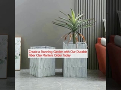 Create a Stunning Garden with Our Durable Fiber Clay Planters Order Today