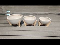7-8 Years Lifetime Modern Reinforced Clay Planter Perfect for Indoor and Contemporary Design
