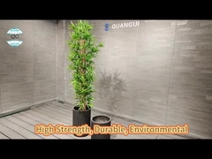 Modern Ceramic Large Cement Pots Cement Flower Pots with Drainage and UV Protection