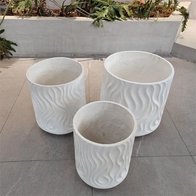 Buy 22 Pound Fiber Clay Planter Reinforced For Flower And Green Plant online manufacture