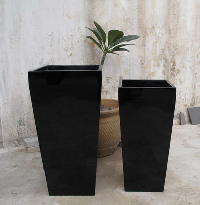 Buy Modern Fiberglass Flower Pots Real or Artificial Tree Planters Customizable online manufacture