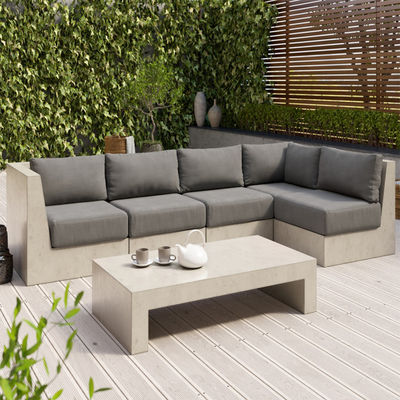 Buy China Foshan City Concrete Patio Side Table for Outdoor Decor Concrete Table Sets Bench online manufacture