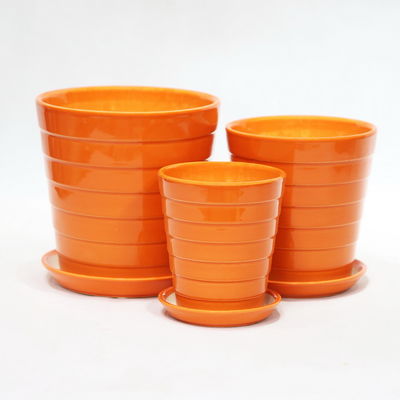 Buy Single Indoor Glossy Decorative Ceramic Pots For Home Decor online manufacture