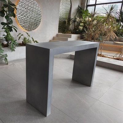 Buy Outdoor GRC Concrete Table Chair Bench Irregular Shape Garden Furniture Set online manufacture