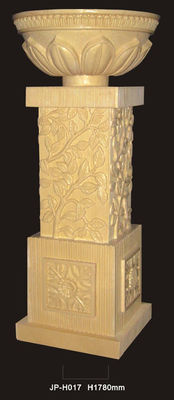 Buy Waterproof And Fireproof Sandstone Garden Flower Containers With Elegant Design online manufacture
