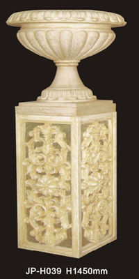 Buy Natural Stone Carved Sandstone Flower Pots For Outdoor Landscaping online manufacture