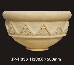 Buy Hand Carved All Weather Sandstone Flower Pots Customized online manufacture
