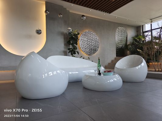 Buy Custom Logo Resin Table Sets Garden Fiberglass Table Bench Furniture online manufacture