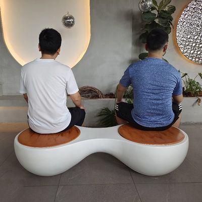 Buy White Fiberglass Furniture Sets Large Lightweight Fiberglass Tables Seating online manufacture