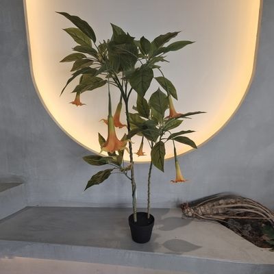 Buy Insect Resistant Lifelike Artificial Plants Artificial Datura Tree For Home Decor online manufacture
