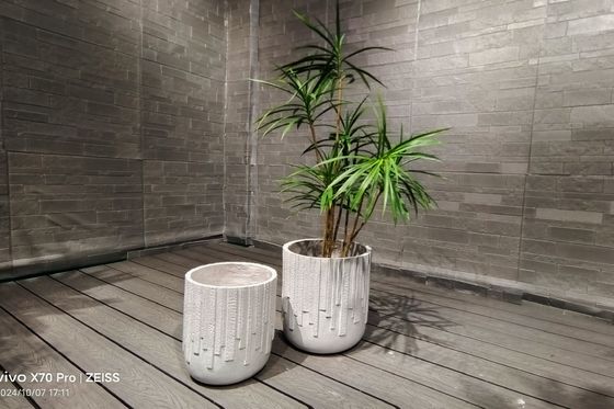 Buy 7-8 Year Durable Fiber Clay Planter for Indoor Gardens online manufacture