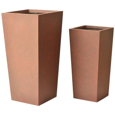 Buy Flower Planters Pots Customed Fiber Clay Planter With Drainage Holes  Durable Design online manufacture