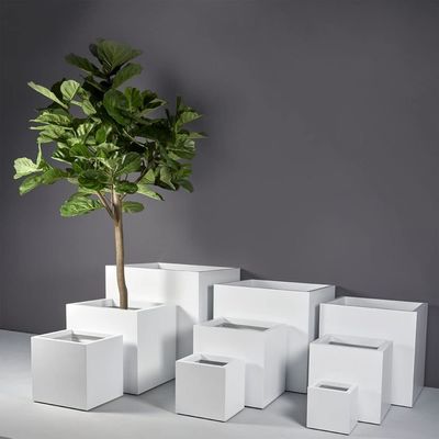 Buy Fiberglass Plant Pot With Variety Of Sizes Fiberglass Flower Planters Matte Finished Customized online manufacture