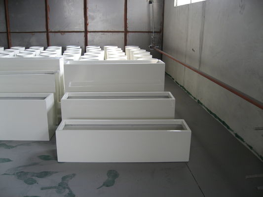 Buy Large Stock Fiberglass Plant Pot Fiberglass Flower Planters Matte Glossy Finished online manufacture