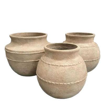Buy Texture Surface GRC Flower Planters Waterproof And Fireproof For Versatile Functional Planting online manufacture
