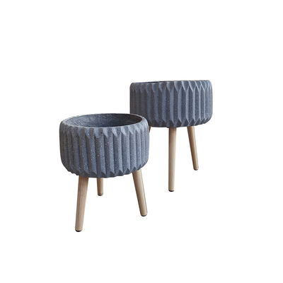 Buy Versatile Fiber Cement Pot For Indoor And Outdoor Fiber Clay Material online manufacture