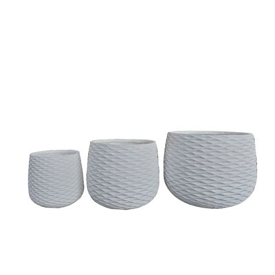 Buy Modern Fiber Cement Pot Frost Resistant And Character Design For Plants online manufacture