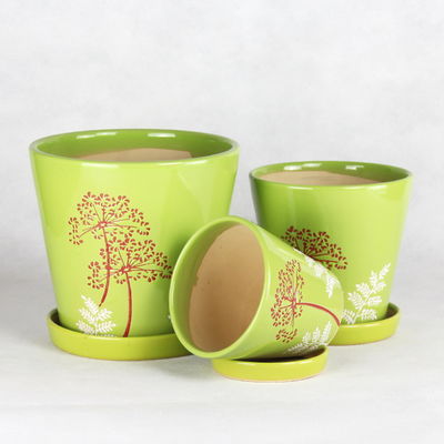 Buy Small Round Ceramic Pots In Small Size A Stylish For Plants online manufacture