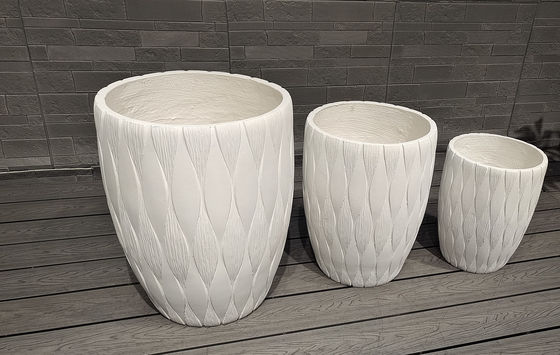 Buy Smooth Surface And Frost Resistant Reinforced Clay Planter For  Garden Plants online manufacture
