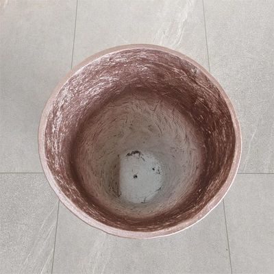 Buy Modern Round Fiber Cement Pot Contemporary Durable For Garden online manufacture