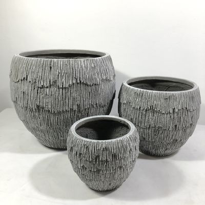 Buy Customed Fiber Cement Garden Pots Frost Resistant For Garden Space online manufacture