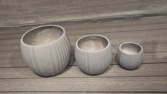 Buy Round Fiber Cement Pot For Camping Burners And Warmer Charcoal Oven Barbecue online manufacture