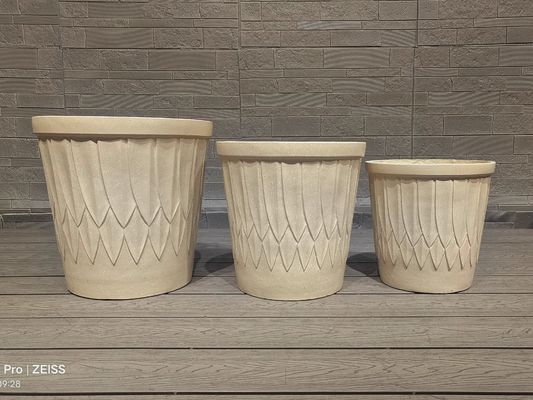 Buy Indoor Hotel Garden Home Reinforced Clay Planter with Drainage Holes and Built-in System online manufacture
