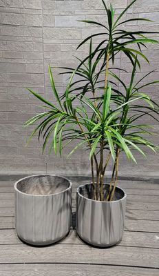Buy Fiber Clay Planter Round Frost Resistant Character for Your Requirements online manufacture