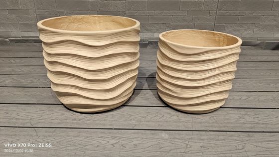 Buy Charcoal Oven/Warmer Camping Burners Heater/Barbecue Fiber Clay Planter with Modern Style and Textured Surface online manufacture
