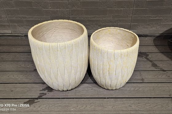 Buy Transform Your Garden With Our Stylish Frost Resistant Fiberclay Planters online manufacture