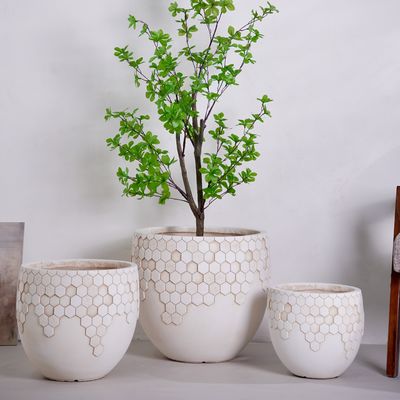 Buy Modern Vintage Nordic Home Decor Direct Factory Wholesale Customizable Clay Flower Pot Succulent Rack Flower Pots Planters online manufacture