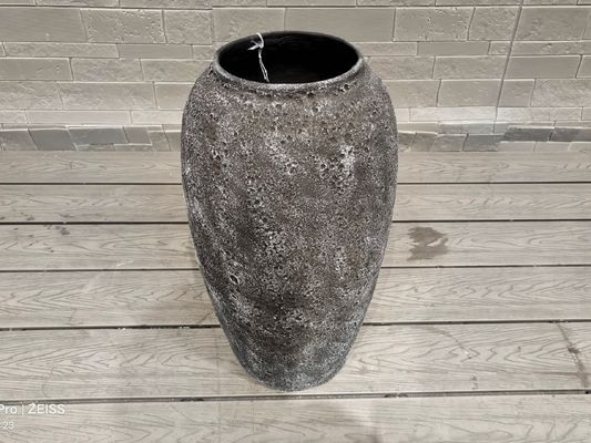 Buy Modern Style Frost Resistant Fiber Clay Planter Round Shape And Character online manufacture