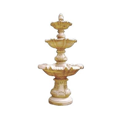 Outdoor Sandstone Garden Water Fountains With Thickness 3cm-5cm