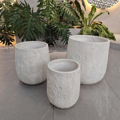 Lightweight Fiber Clay Planter For Both Indoor And Outdoor Home Garden Decor