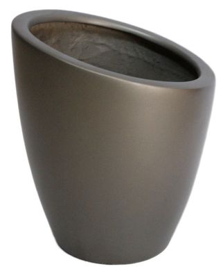Modern Fiberglass Rectangular Flower Pots With Matte Finish