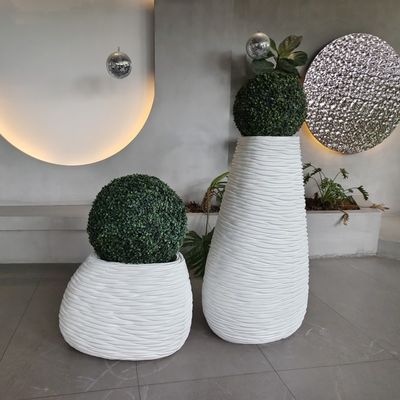 Fiberglass Large Resin GRP Planter Box For Garden Indoor And Outdoor Decor
