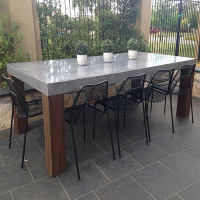 Home Furniture Modern Living Room Concrete Table White Round Concrete Coffee Table