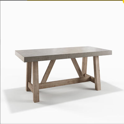 Customized Heavy Concrete Furniture Tables for Outdoor Living Table Sets In Concrete GRC