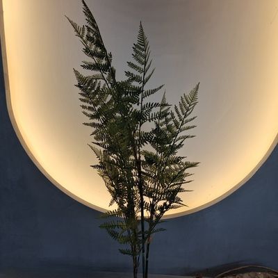 Artificial Green Plastic Palm Trees for Indoor/Outdoor Use