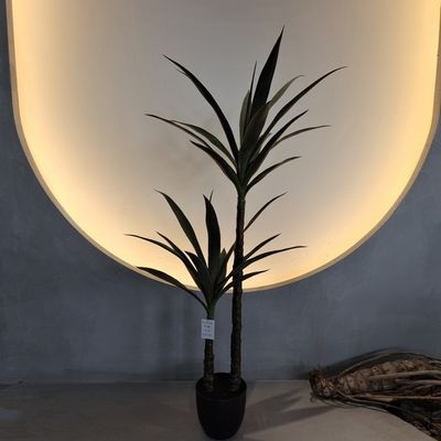Lush 100-130cm Silk Artificial Yucca Tree All Weather Waterproof Faux Plant