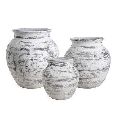 Durable Fiber Cement Flower Planters with Drainage