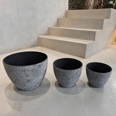 Lightweight Plastic Flower Planter Pots Indoor Outdoor Home Garden Large