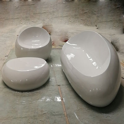 Fiberglass Material Resin Furniture Sets FRP Garden Table Furniture Chairs