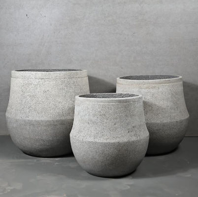 Frost Resistant Weatherproof Fiber Cement Flower Pot With Ancients Style