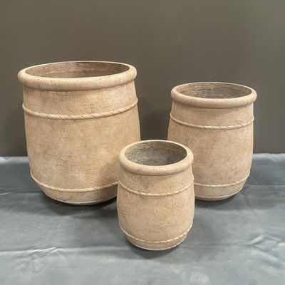 Textured Surface GRC Planter Pots Durable Flower Planters Pots For Long-Term